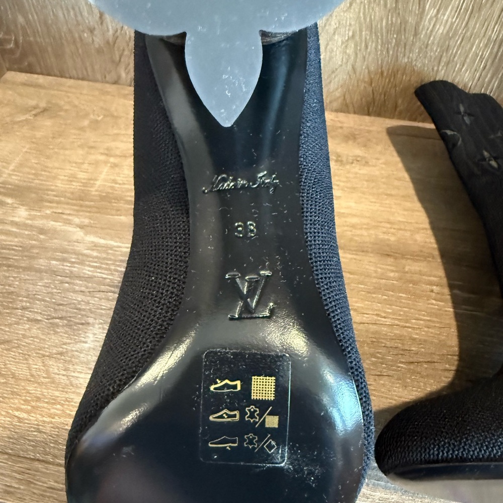 Louis Vuitton Black Heeled Boots - Picture 4 of 5